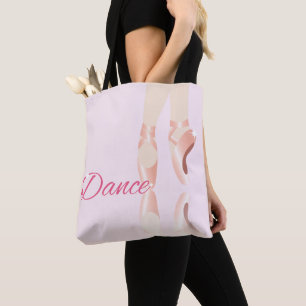 Dance Ballet Slippers Tote Bag