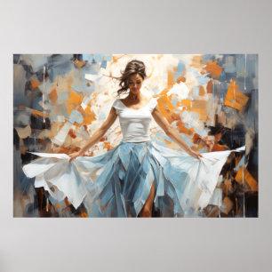 Dance Beauty Painting Abstract Art Decor