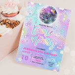 Dance Birthday Party Tie Dye Neon Glow Dance Disco Invitation<br><div class="desc">Dance Birthday Party Tie Dye Neon Glow Dance Disco Invitation 
All designs are © PIXEL PERFECTION PARTY LTD</div>