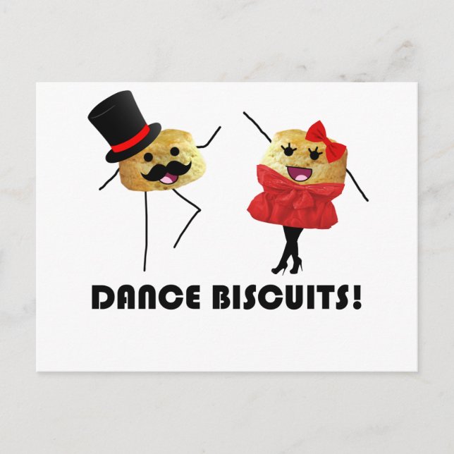 Dance Biscuits!!! Postcard (Front)
