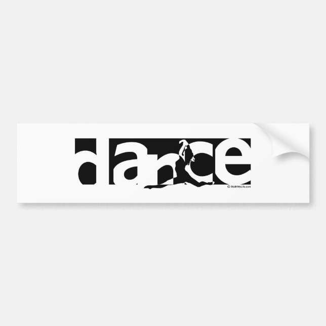 Dance Bumper Sticker (Front)