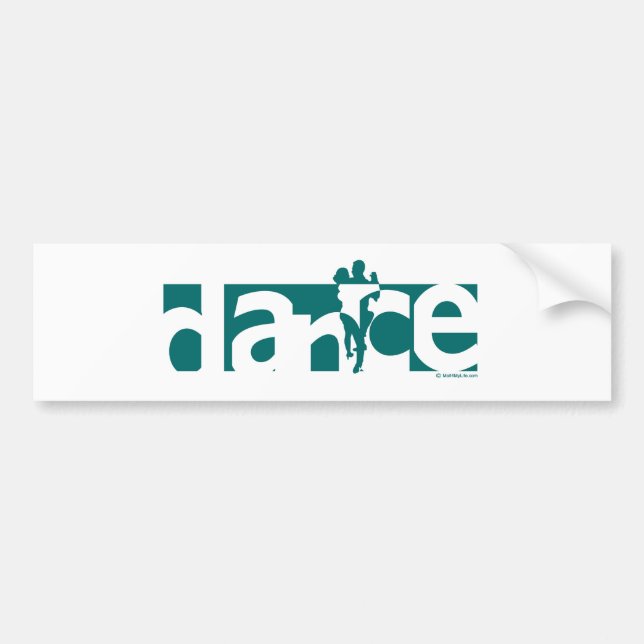 Dance Bumper Sticker (Front)