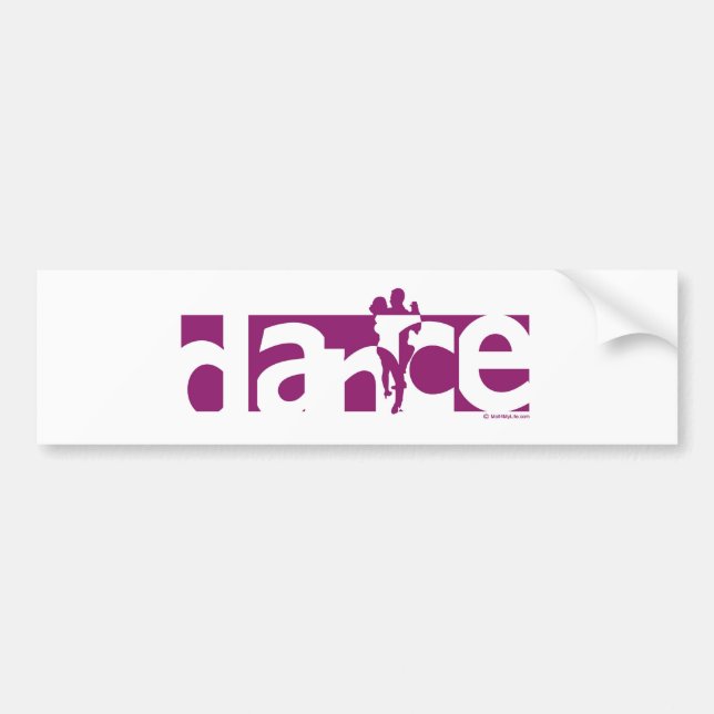 Dance Bumper Sticker (Front)