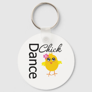 Dance Chick Key Ring