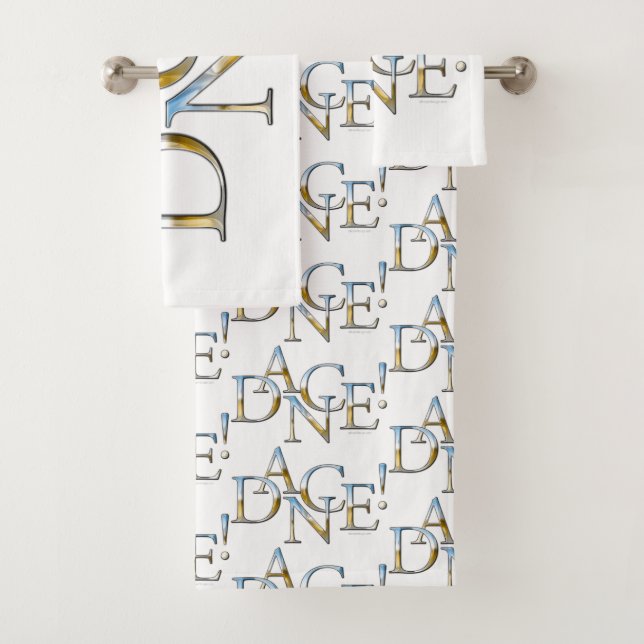 Dance! (Chrome) Bath Towel Set (Insitu)