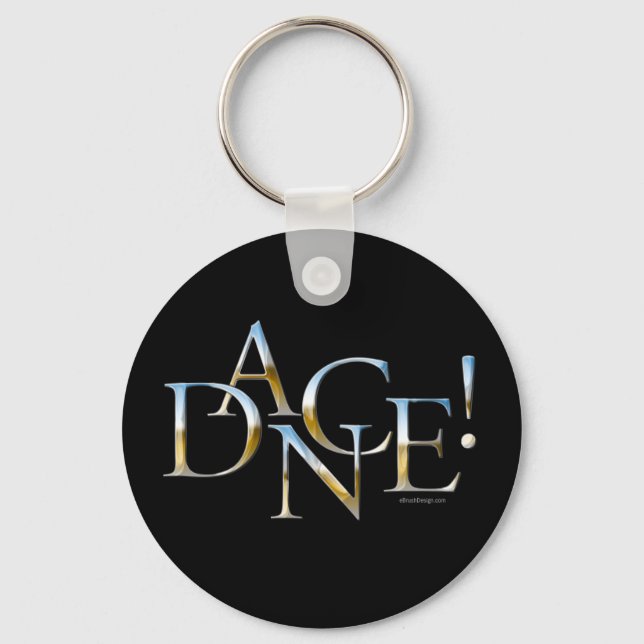 Dance! (Chrome) Key Ring (Front)