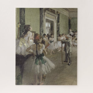 Dance Class Ballet - Edgar Degas Painting Jigsaw Puzzle