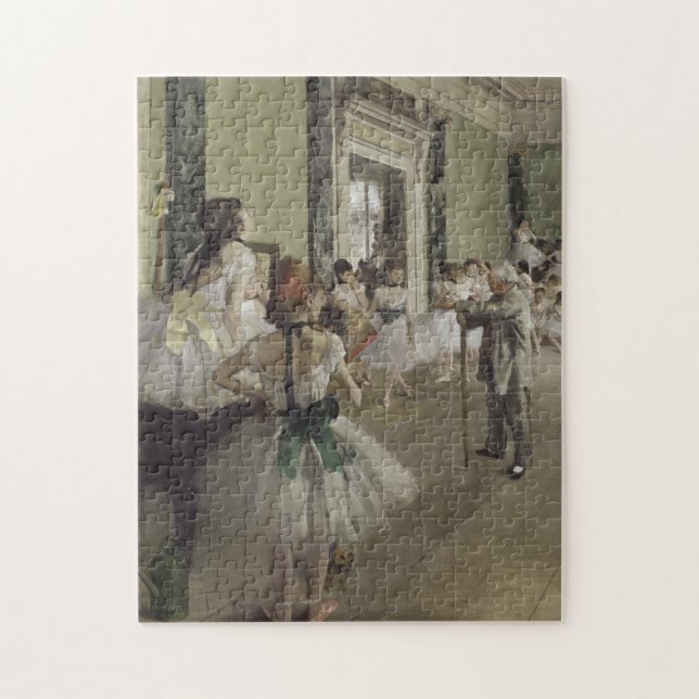 Dance Class Ballet - Edgar Degas Painting Jigsaw Puzzle (Vertical)