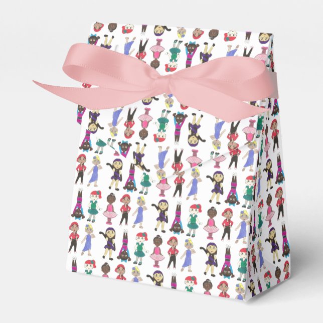 Dance Class Ballet Tap Jazz Lyrical Acro Dancers Favour Box (Front Side)