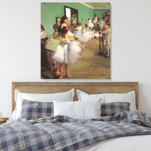 Dance Class by Degas, Vintage Impressionism Ballet Canvas Print
