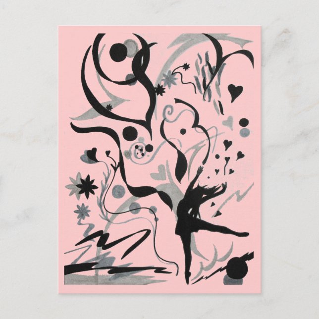 Dance Crazy! Postcard (Front)