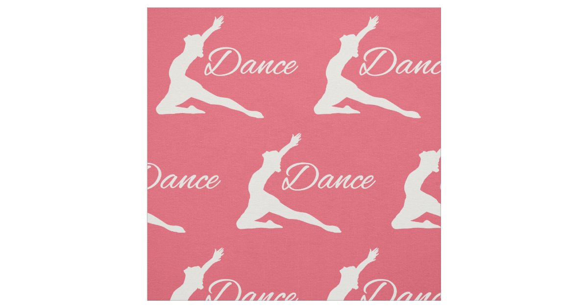 DANCE custom colour fabric Zazzle.co.nz