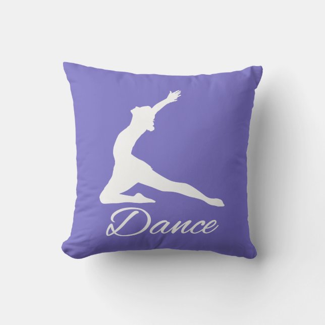 DANCE custom colour throw pillow (Front)