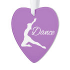 DANCE custom text & colour ornament