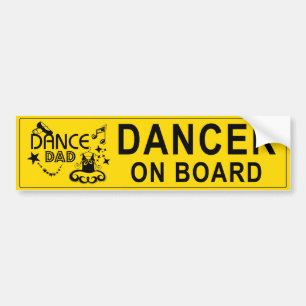 Dance Dad Bumper Sticker