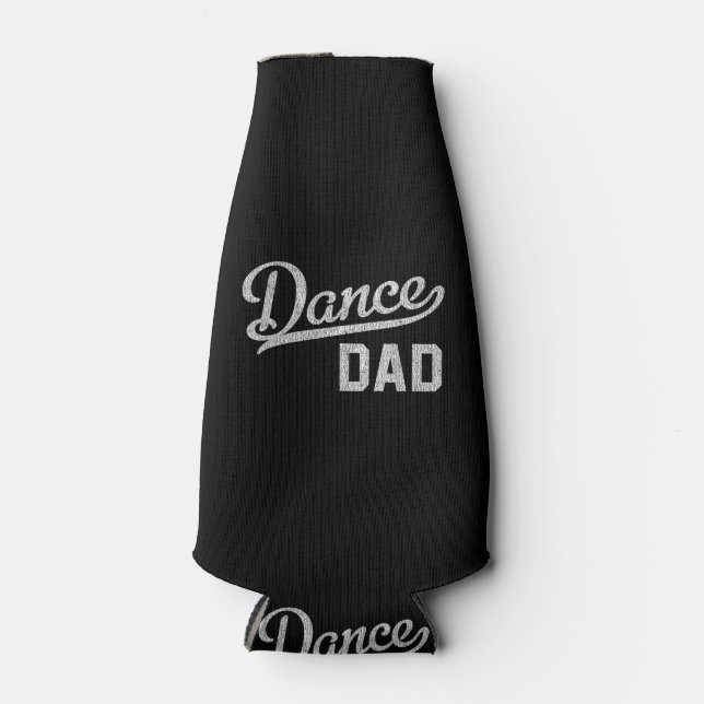 Dance Dad Proud Dancer Father Bottle Cooler (Front)