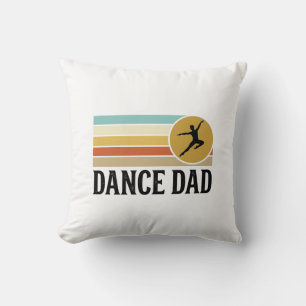 Dance Dad Vintage Retro Engraving Shirt Design_1 Cushion