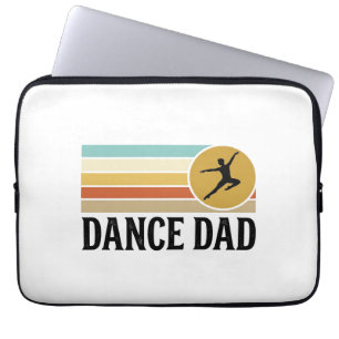 Dance Dad Vintage Retro Engraving Shirt Design_1 Laptop Sleeve