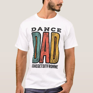 Dance Dad Vintage Typography Shirt Design_1