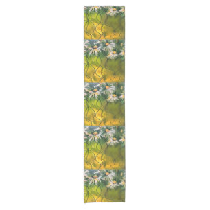 Dance Daisy Dance Surrealistic Art Short Table Runner