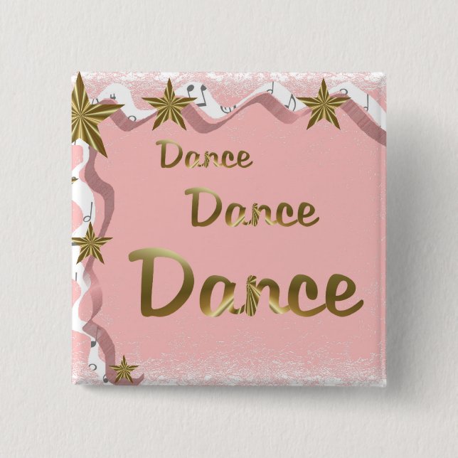 Dance Dance Dance 15 Cm Square Badge (Front)