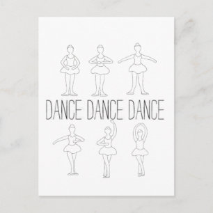 Dance Dance Dance Postcard