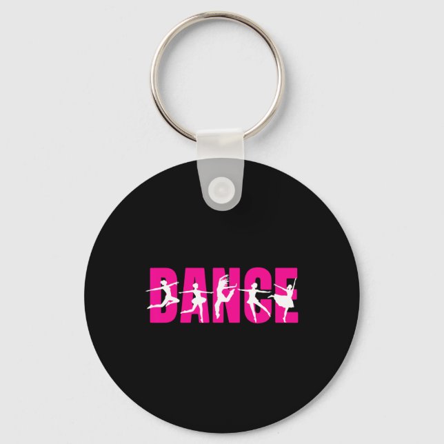 Dance - Dancer Dancing Lover  Key Ring (Front)