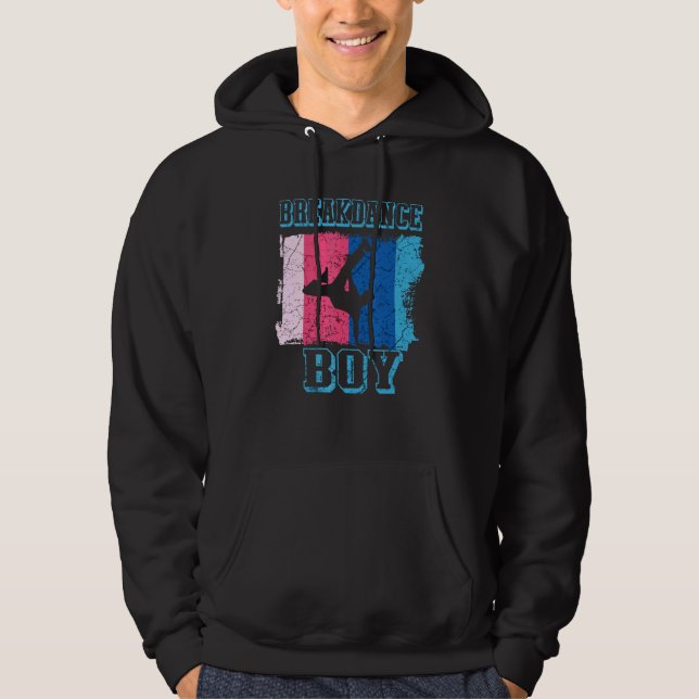 Dance Dancing Breakdance Boy 15 Hoodie (Front)