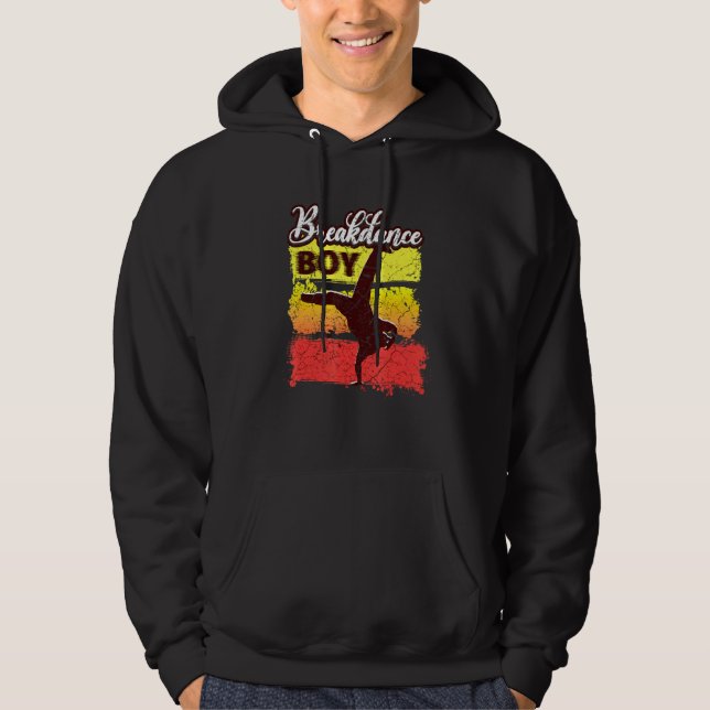 Dance Dancing Breakdance Boy 4 Hoodie (Front)