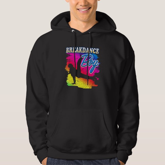 Dance Dancing Breakdance Boy 8 Hoodie (Front)