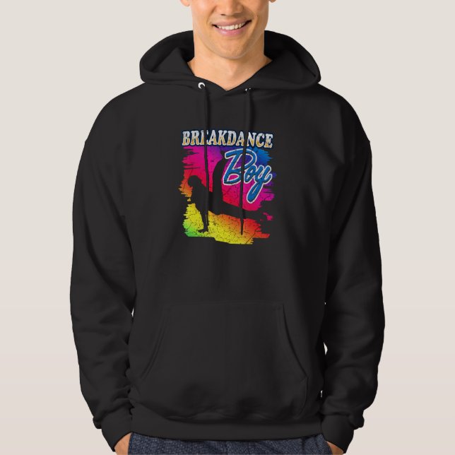 Dance Dancing Breakdance Boy 8 Hoodie (Front)