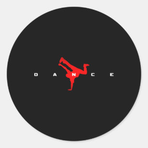 Dance Dancing Dancer  Classic Round Sticker