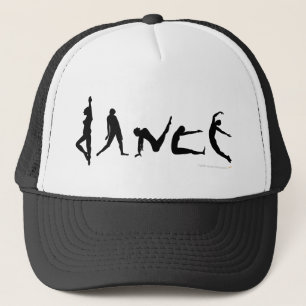Dance Dancing Silhouette Design Trucker Hat