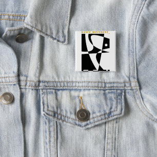 DANCE_DIFFERENT_ 15 CM SQUARE BADGE