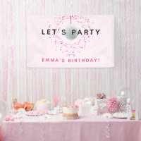 Dance Disco Ball Party Custom Pink Black Party