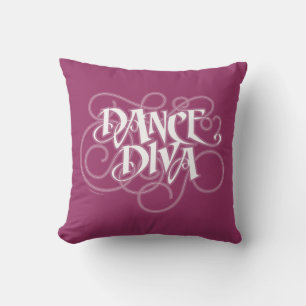 Dance Diva Throw Pillow