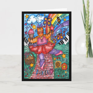 Dance Down the Red Brick Road Card