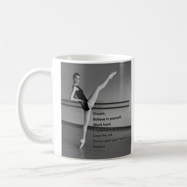 Dance Dream Gift for Dancers Coffee Mug (Left)