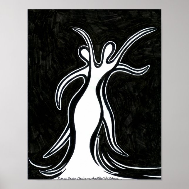Dance Duo Art Print (Front)
