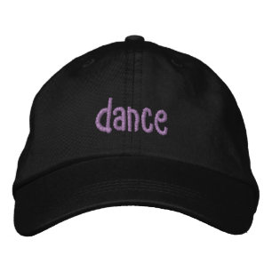 dance embroidered hat