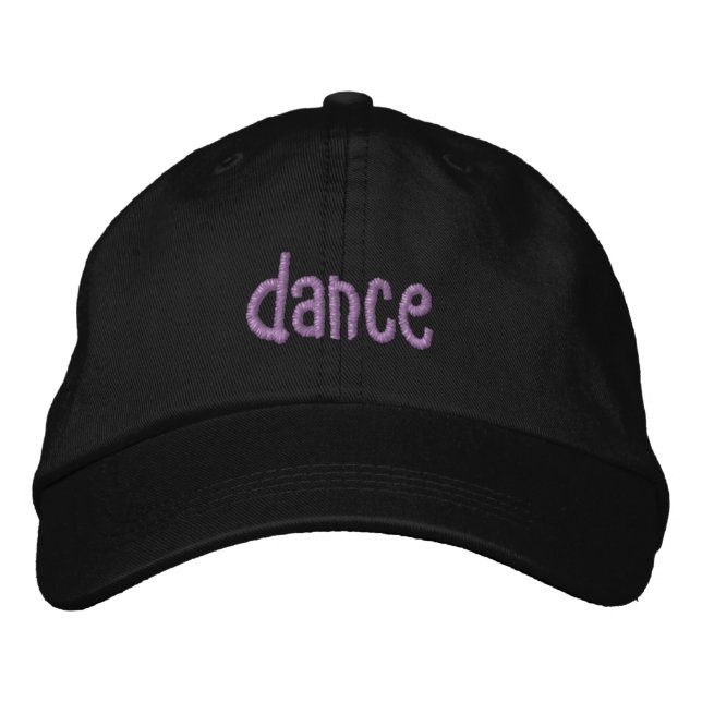dance embroidered hat (Front)