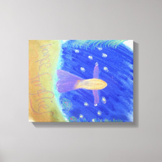 Dance Fireflies by sky boivin Canvas Print (Front)