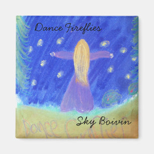 Dance Fireflies magnet by Sky Boivin