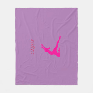 Dance fleece blanket.