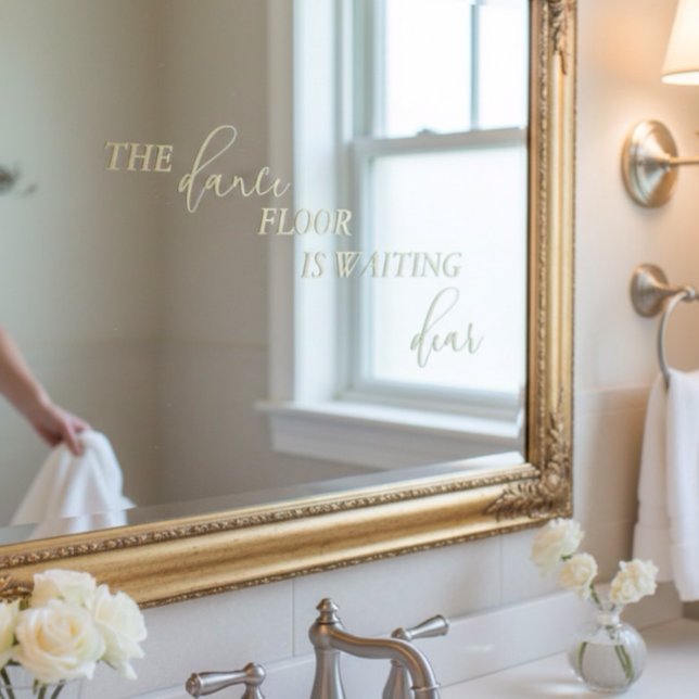 Dance Floor Is Waiting Dear Wedding Bathroom (Creator Uploaded)