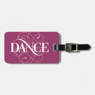 Dance Flourish Luggage Tag