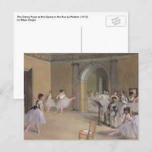 Dance Foyer at the Opera by Edgar Degas Postcard