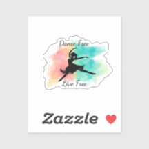 Dance Free Live Free Dance Keychain