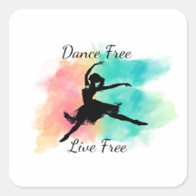 Dance Free Live Free Dance Keychain