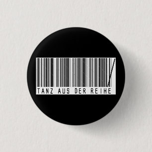 dance from the line 3 cm round badge